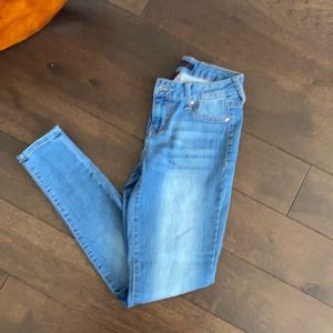 Celebrity pink blue jeans